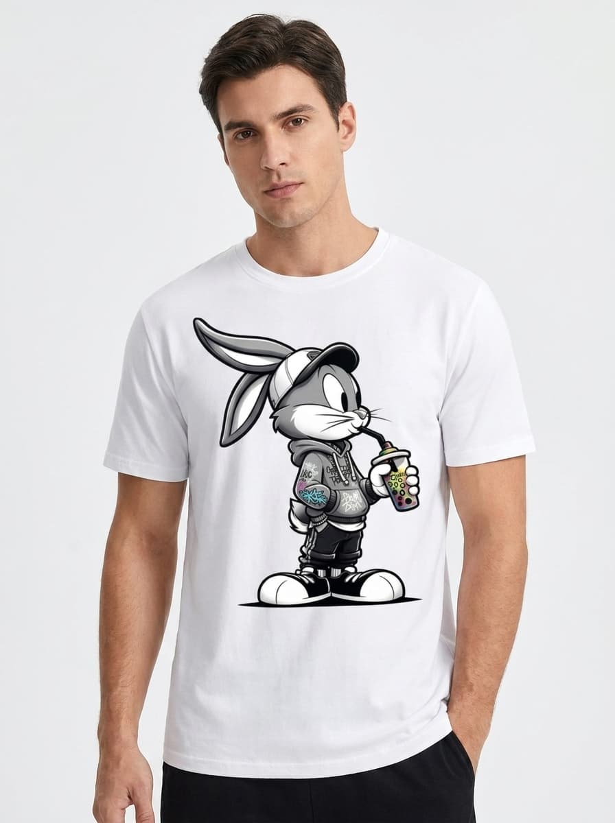Graffiti Bunny Tee — alternate view